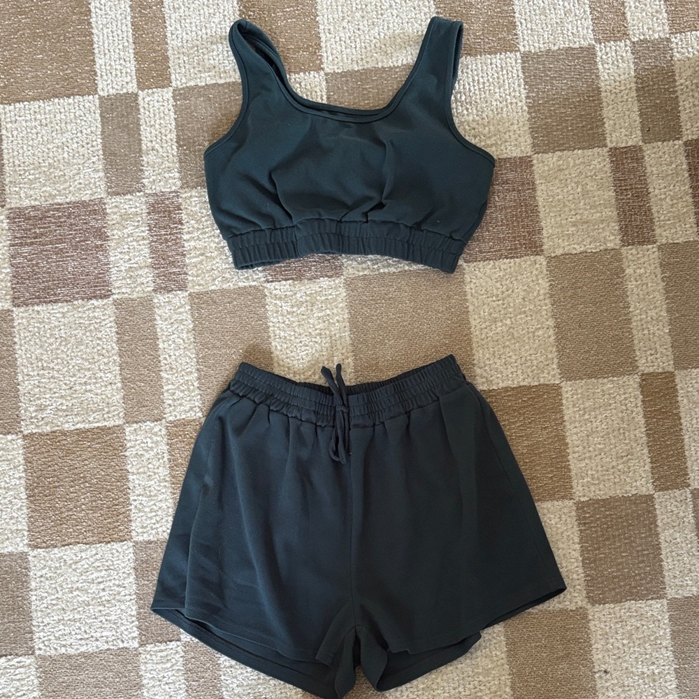 Blue Sweat Set